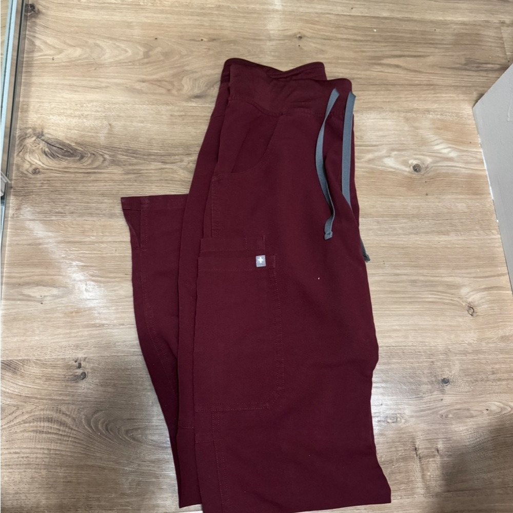 Burgundy Kade Cardo FIGS Pants